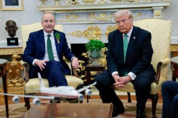 Watch: Trump talks about Iranian strikes and Kent’s resignation during a St. Patrick’s Day visit with Irish Taoiseach Martin
