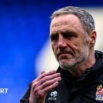 Andy Crosby: Tranmere Rovers sack manager after 10 losses in 11 matches