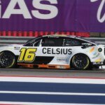 NASCAR driver AJ Allmendinger was taken to the care center on a stretcher after the COTA Cup race