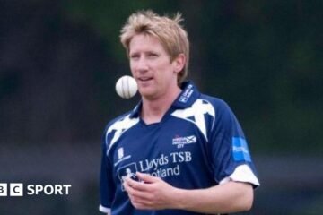 John Blaine: The former fast bowler has been reinstated into the Scotland Cricket Hall of Fame
