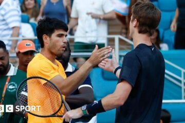 Miami Open: World number one Carlos Alcaraz suffered a surprise defeat to American Sebastian Korda in the third round