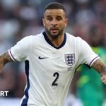 Kyle Walker: Burnley defender retires from international football after participating in 96 international matches with the England national team