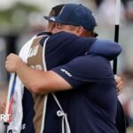 LIV Golf South Africa: Bryson DeChambeau breaks down in tears after playoff win over Jon Rahm to secure back-to-back titles