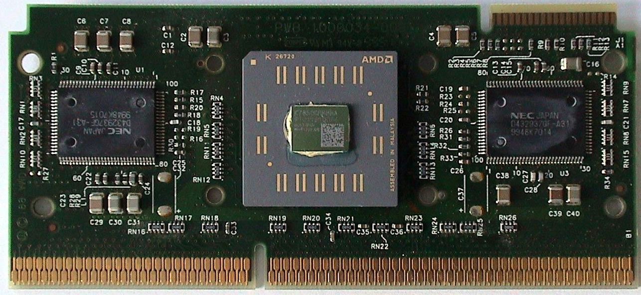 AMD Athlon CPU for Slot A. A 650 MHz sample.