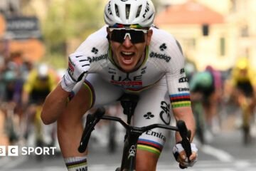 Milan-San Remo: Tadej Pogacar beats Tom Pidcock to claim the first title
