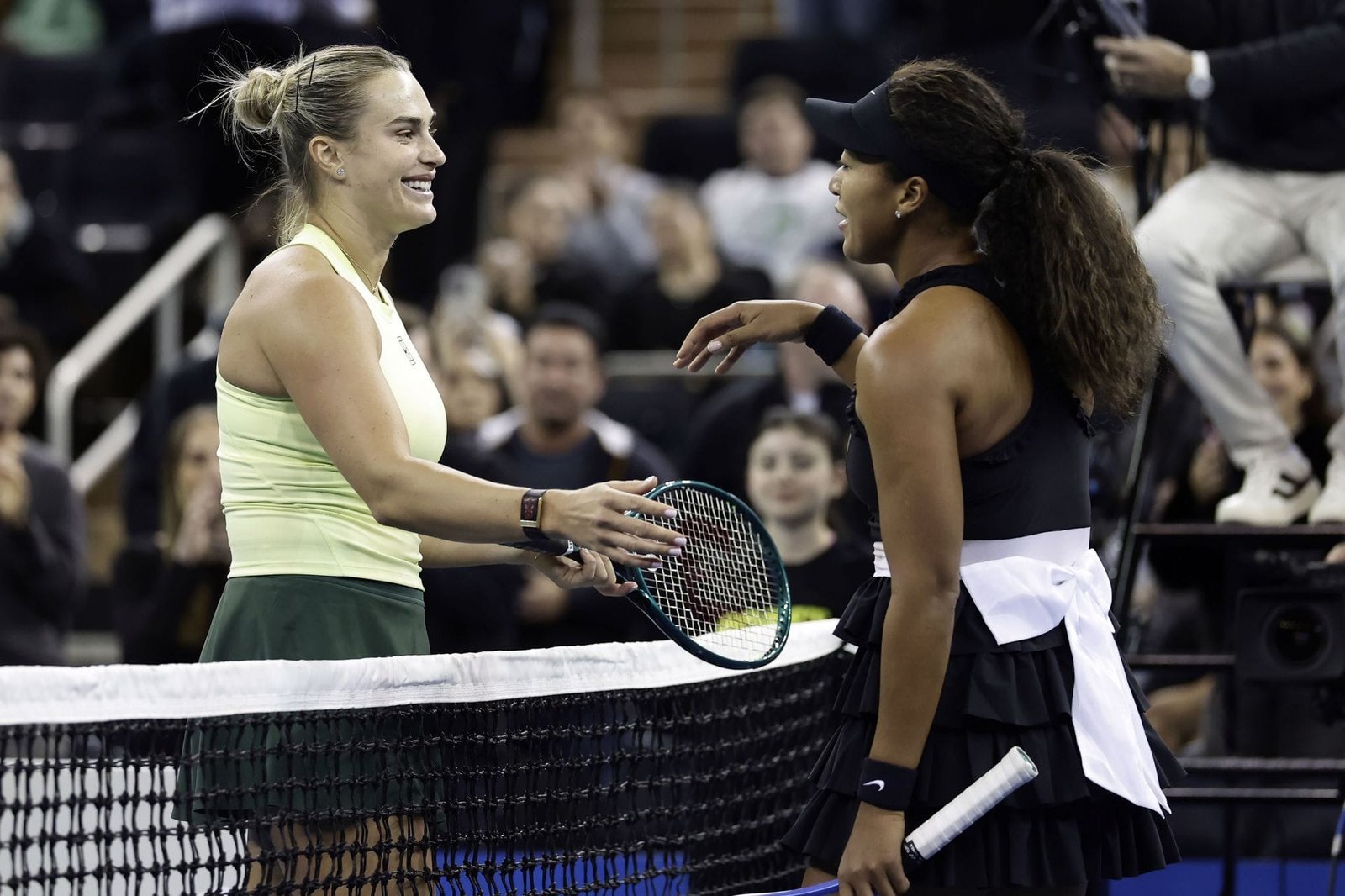 Sabalenka and Osaka at the Garden Cup 2025 (Image source: Getty)
