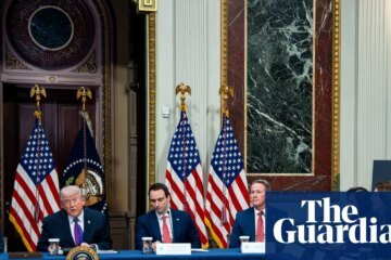 US tech firms pledge at White House to bear costs of energy for datacenters | US news