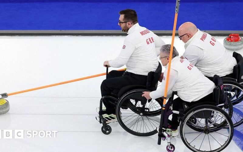 Winter Paralympics: Britain’s wheelchair curlers suffer heartbreaking loss