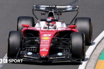 Australian Grand Prix: Charles Leclerc leads Ferrari teammate Lewis Hamilton in Melbourne testing