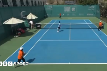 Middle East conflict: Tennis players flee court after Iranian drone attack in UAE causes fire at nearby oil station