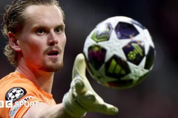 Antonin Kinski: Tottenham goalkeeper grateful for support after Atletico Madrid ‘nightmare’ in Champions League
