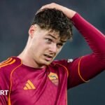 Evan Ferguson: The Roma striker will miss the Republic of Ireland match in the World Cup qualifiers