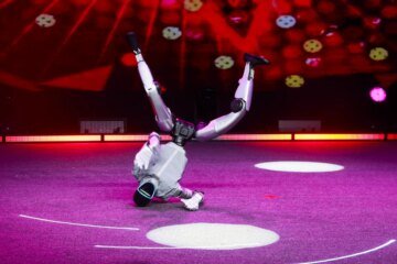 Staff had to restrain a dancing robot after it went wild at a California restaurant