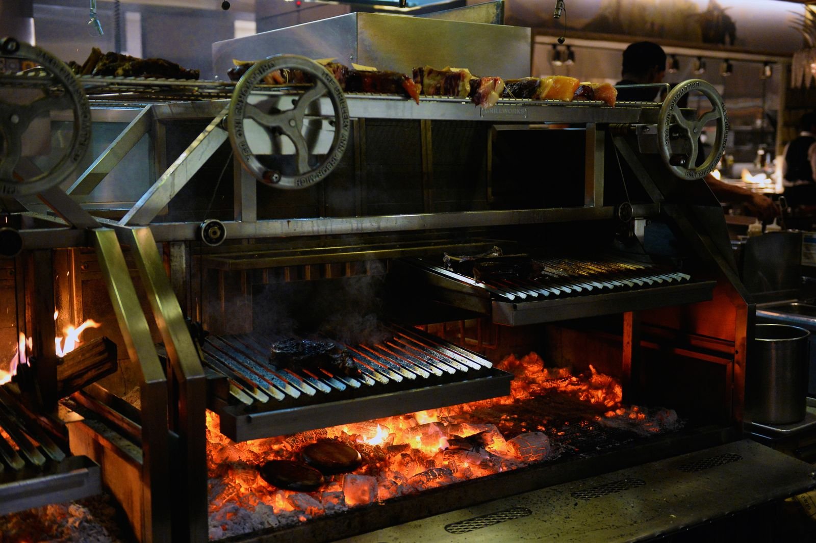 Image may contain Bbq Cooking Food Grilling Machine Wheel Bread Fireplace and Indoors