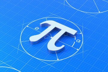You can approximate the value of Pi by dropping needles on the ground