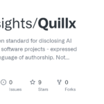 GitHub – QAInsights/Quillx: Quillx is an open standard for disclosing AI involvement in software projects