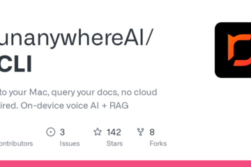 RunanywhereAI/RCLI: Talk to your Mac, query your docs, no cloud required. On-device voice AI + RAG · GitHub