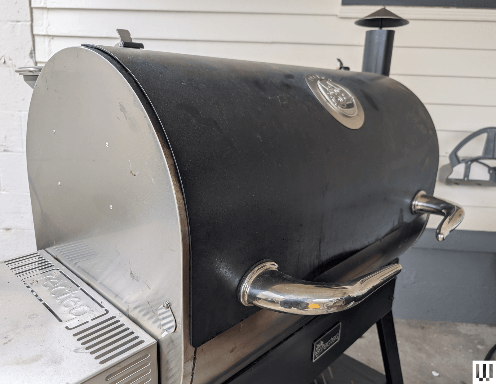 The image may contain a car, transportation, vehicle, machine, wheel, grill, cooking and grilling food