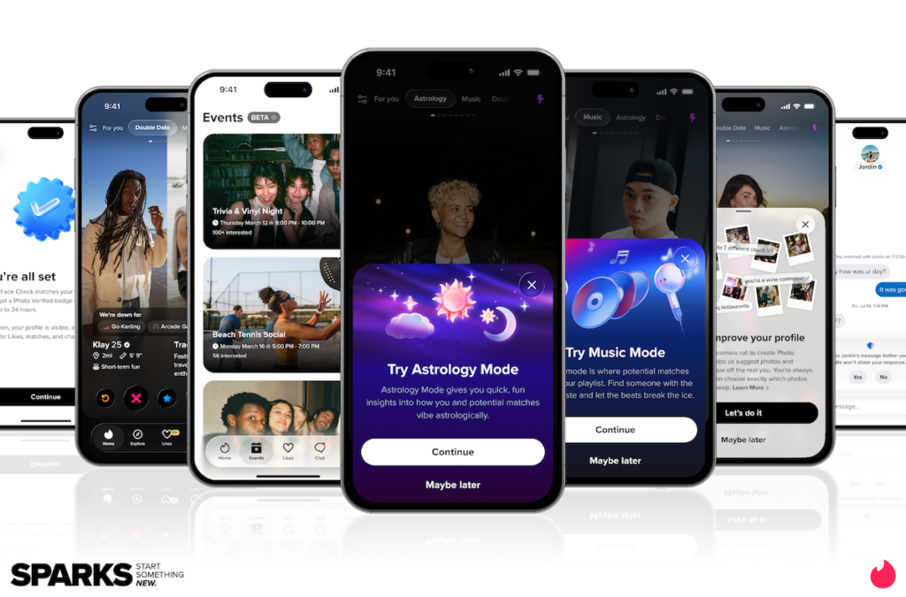 Tinder is trying to lure people back into online dating through IRL events, and virtual speed dating