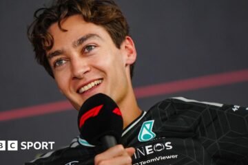 “George Russell exudes a calm sense of confidence as he heads into what could be a defining year.”