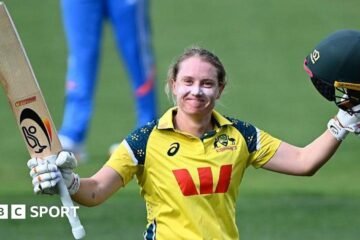 Australia vs India: Alyssa Healy hits 158 in final ODI as hosts complete series sweep