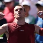 Jack Draper begins his Indian Wells title defense with a win