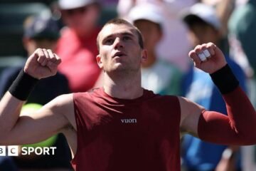 Jack Draper begins his Indian Wells title defense with a win