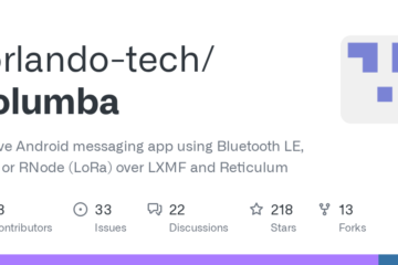 torlando-tech/columba: Native Android messaging app using Bluetooth LE, TCP, or RNode (LoRa) over LXMF and Reticulum · GitHub