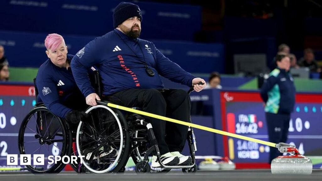 Winter Paralympics: Britain’s wheelchair footballers lose opening mixed doubles match to Estonia