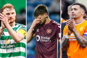 Scottish Premier League: Can Hearts make a comeback with Celtic and Rangers remaining?
