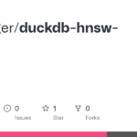 GitHub – cigrainger/duckdb-hnsw-acorn · GitHub