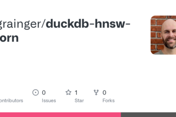 GitHub – cigrainger/duckdb-hnsw-acorn · GitHub