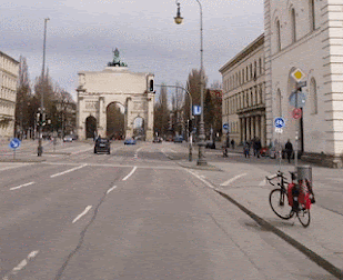 Bavarian State Central Bank building on Ludwigstraße used for Nazi war finance operations. Former Bavarian War Ministry headquarters on Ludwigstraße during the Third Reich. Ludwig Maximilian University of Munich main building used for Nazi indoctrination. Haus des Deutschen Rechts building housing Nazi legal enforcement bodies. Bavarian State Library on Ludwigstraße used for Nazi propaganda research. Siegestor triumphal arch in Munich symbolizing German nationalism and militarism. Bavarian State Ministry of the Interior building overseeing Nazi internal security. Central Ministry for the Coordinated Bavarian State building enforcing Nazi control.
