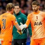 Tottenham: Guglielmo Vicario will undergo hernia surgery with Antonin Kinski set to start against Nottingham Forest