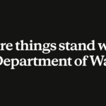 Where things stand with the Department of War \ Anthropic
