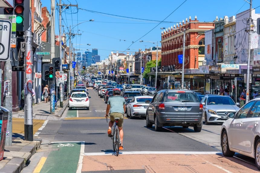 Almost 60% of those leaving New Zealand head to Australia, whose government estimates 670,000 Kiwi citizens now live there. Pictured above is Melbourne