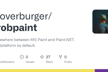 groverburger/grobpaint: Somewhere between MS Paint and Paint.NET. Multiplatform by default. · GitHub
