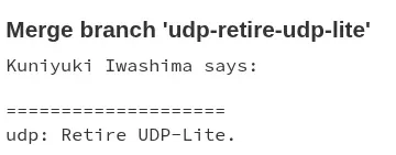 Linux 7.1 To Retire UDP-Lite – Allows For Better Performance With Cleansed Code