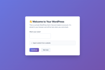WordPress for the first time offers a private workspace that runs in your browser via a new service, my.WordPress.net