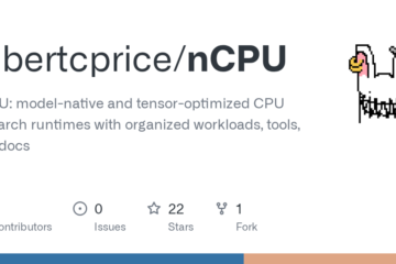 robertcprice/nCPU: nCPU: model-native and tensor-optimized CPU research runtimes with organized workloads, tools, and docs · GitHub