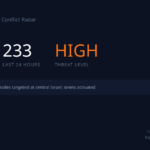 IranStrike — Real-Time Missile Tracker