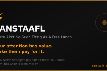 TANSTAAFL — There Ain’t No Such Thing As A Free Lunch