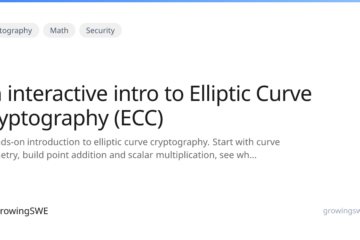 An interactive intro to Elliptic Curve Cryptography (ECC)