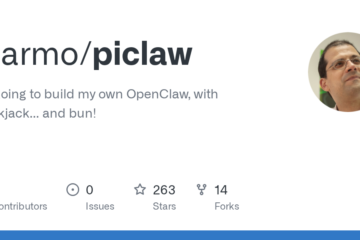 rcarmo/piclaw: I’m going to build my own OpenClaw, with blackjack… and bun! · GitHub