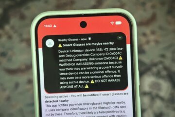 A new app alerts you if someone close to you is wearing smart glasses