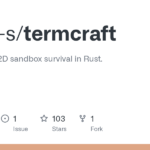 pagel-s/termcraft: Terminal-only 2D sandbox survival in Rust. · GitHub