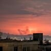 Plumes of smoke rise following reported explosions in Tehran on Monday, after U.S. and Israeli strikes on Iran on Feb. 28 killed Iran