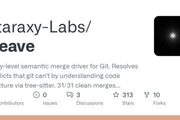 Ataraxy-Labs/weave: Entity-level semantic merge driver for Git. Resolves conflicts that git can’t by understanding code structure via tree-sitter. 31/31 clean merges vs git’s 15/31. · GitHub